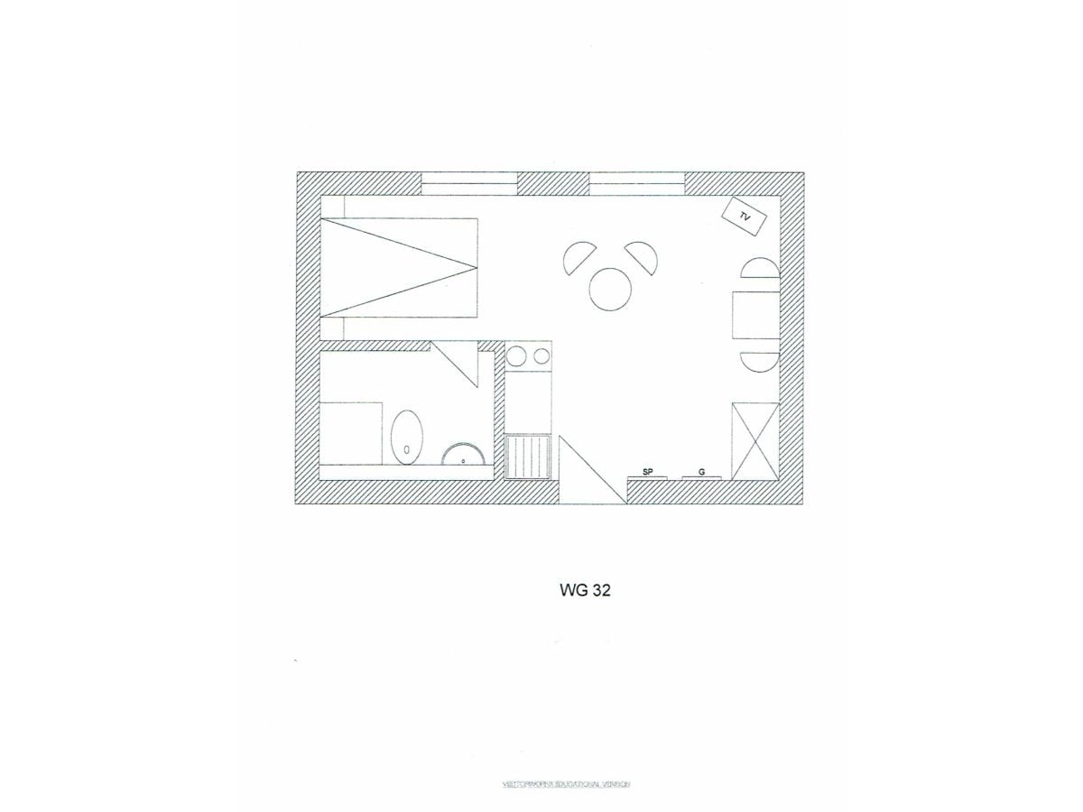 Einraum-Ferienwohnung Rügen-Wiek