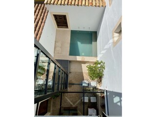 Courtyard with pool