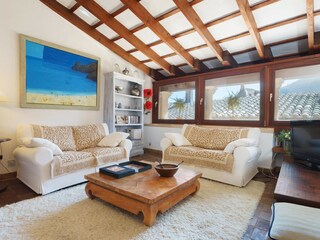 sitting room in the attic