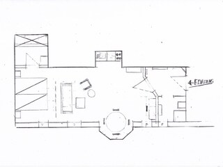 Grundriß Stadtapartment Die Quitte