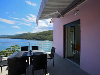 Terrasse mit wunderschönem Meerblick, Rabac