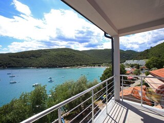 Balkon mit wunderschönem Meerblick, Rabac