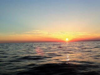 Novigrad sunset by the sea