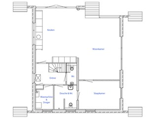 Villa Callantsoog Pianta del piano 22