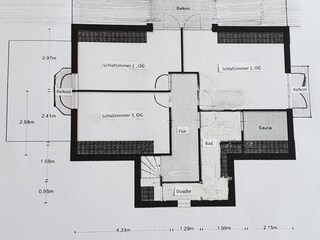 Villa Kamperland Pianta del piano 21