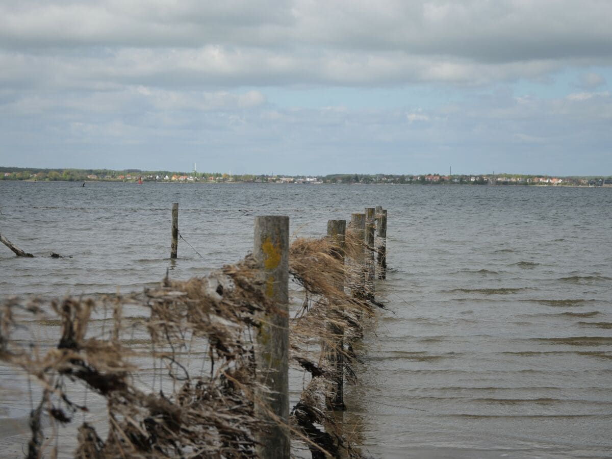 der Blick vom Holnis-Strand