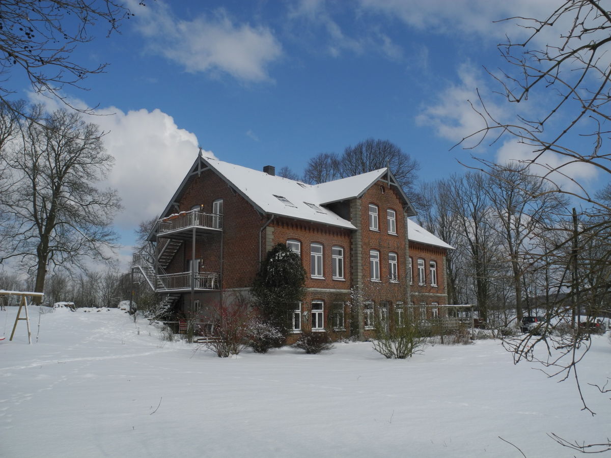 Landhaus Nordangeln im Winter