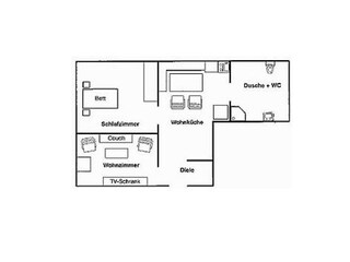 Ferienwohnung Burhave Grundriss 3