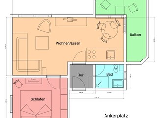 Ferienwohnung Norderney Grundriss 31