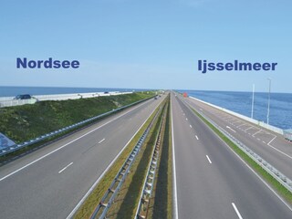 Abschlussdeich (32 km) zwischen Nordsee und Ijsselmeer