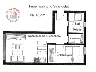 Ferienwohnung Norddeich Grundriss 20