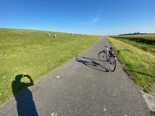 Fahrradtour am Deich