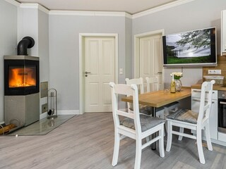 Essbereich/ Kamin