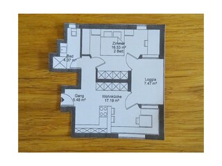 Vakantieappartement Graun Grondplan 11