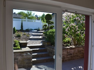 Blick in den Garten - Ferienhaus ZeiTraum Münstereifel