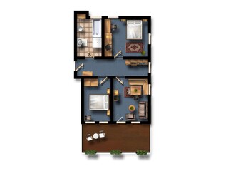 Holiday apartment Hirschegg im Kleinwalsertal Floor Plan 3