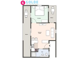 Apartment St. Peter-Ording Grundriss 21