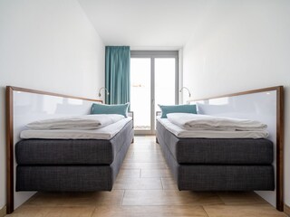 Schlafzimmer 3 mit getrennten Betten