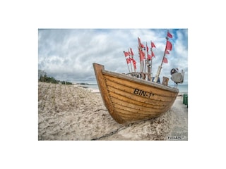 Fischerboot am Strand