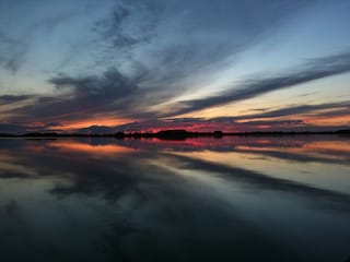 Abendstimmung am Wieker Bodden