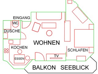 Appartamento per vacanze Seefeld in Tirol Pianta del piano 38