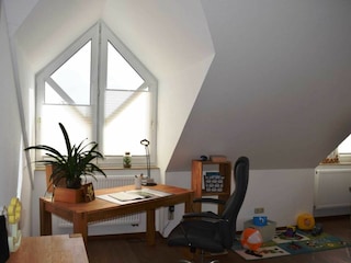 Arbeitsbereich im Wohnzimmer