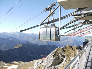 Nebelhorn. Blick vom Haus direkt aufs Nebelhorn