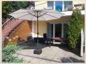 Terrasse vor der Wohnung