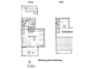 Grundriss Wohnung Schmetterling