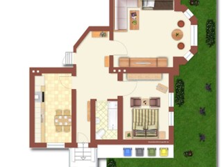 Holiday apartment Bremerhaven Floor Plan 4