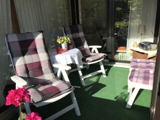 Wintergarten (fast) ganzjährig nutzbar!