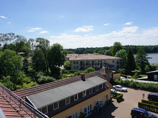 Blick vom Balkon