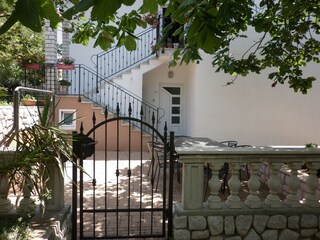 Terasse Ferienwohnung Greta