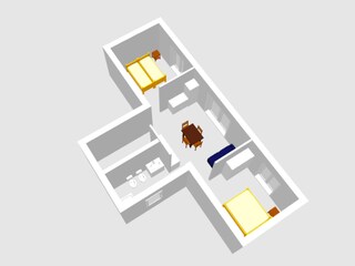 Appartamento per vacanze Capoliveri Pianta del piano 22