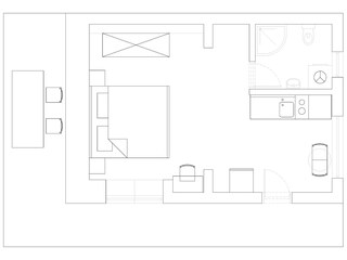 Bungalow Banjole Grondplan 24