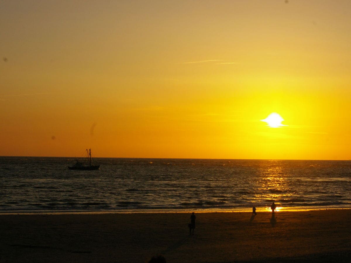 Sonnenuntergang Westteil der Insel