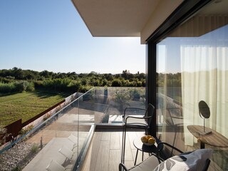 Schlafzimmer mit Balkon