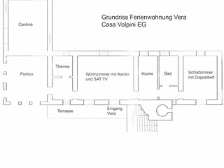 Appartamento per vacanze Passignano sul Trasimeno Pianta del piano 21