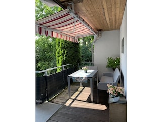 Terrasse im Eingangsbereich