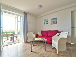 Meeresbrise, Ferienwohnung 02, Wohnbereich