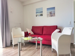 Meeresbrise, Ferienwohnung 02, Wohnbereich