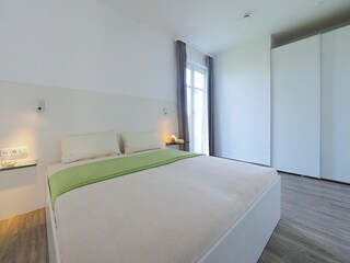 Meeresbrise, Ferienwohnung 02, Schlafzimmer