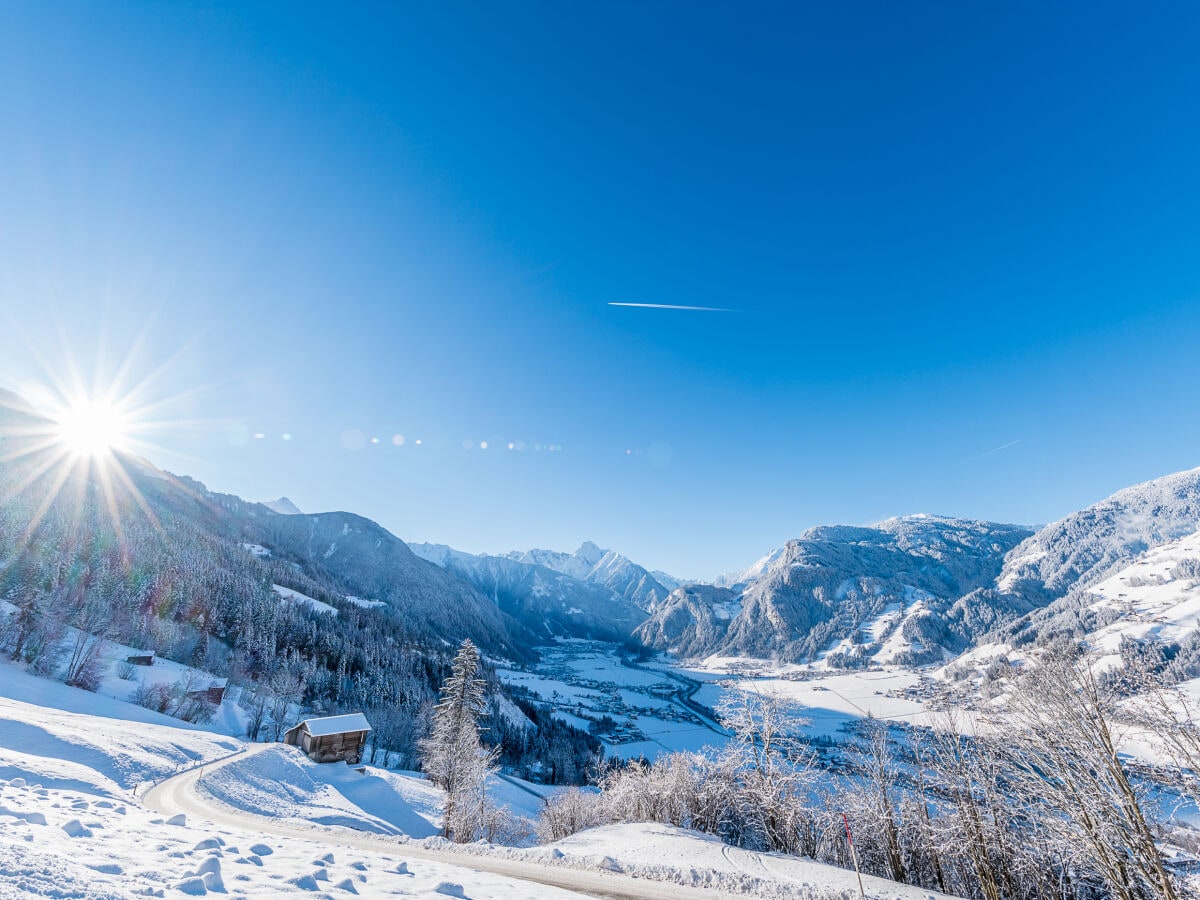 Blick auf die Ferienregion Hippach - Ramsau - Mayrhofen