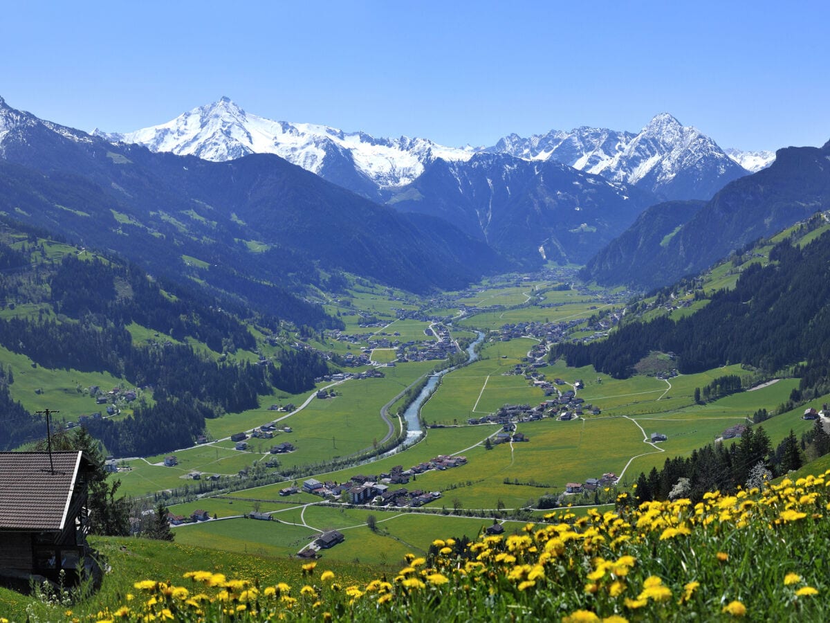 Blick auf das hintere Zillertal