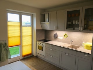 ...mit Blick auf den Deich...