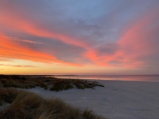 Sonnenuntrgang am Strand in Prerow