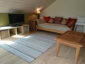 Bettcouch im Wohnzimmer 0,9x2m