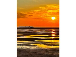 Sonnenuntergänge am Strand