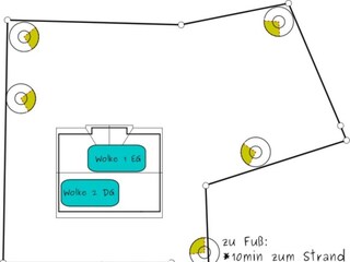 Grundstücksgrundriss: Bebauung 2. Reihe