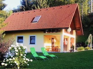 Das Ferienhaus mit Garten